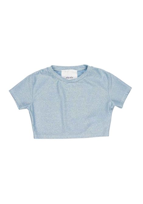 T-shirt crop Lù-Lù BY MISS GRANT | LL4379AZZURRO